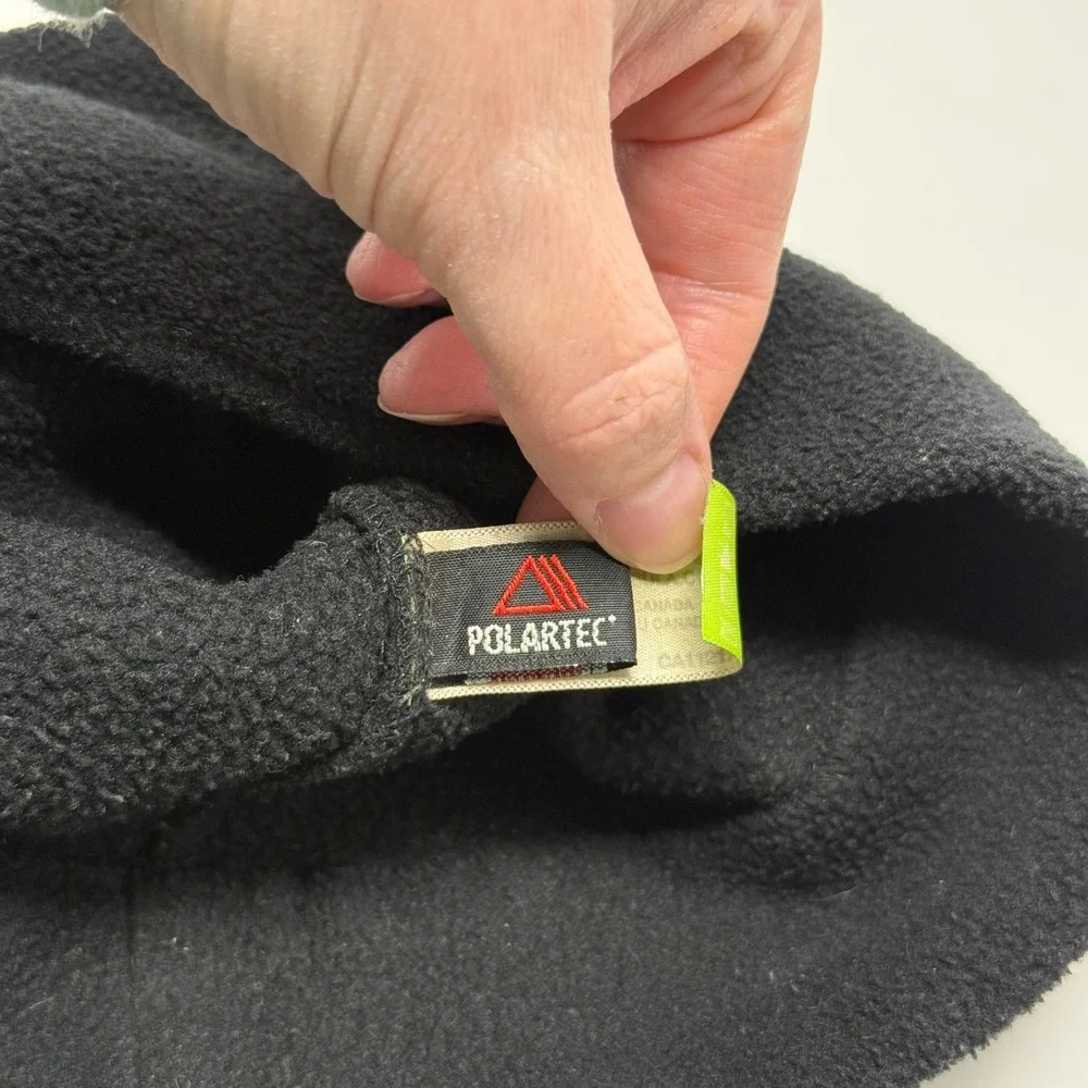 Bula Polartec Fleece Beanie Black Winter Skull Cap Made‎ in Canada Hat